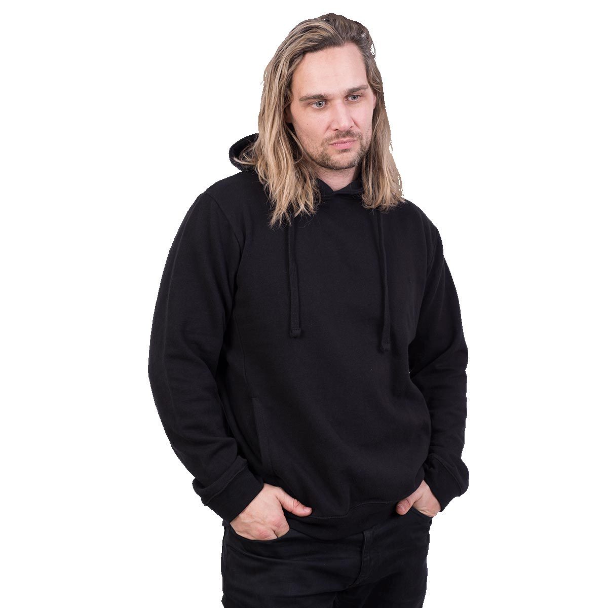 METAL STREETWEAR - Side Pocket Hoody Black